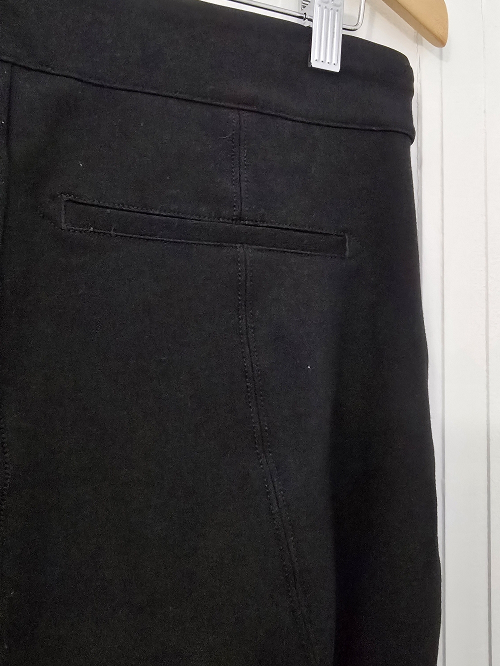 SPANX smooth PerfectFit Ponte Slim Straight Pant black size L Petite, vguc - Picture 8 of 9
